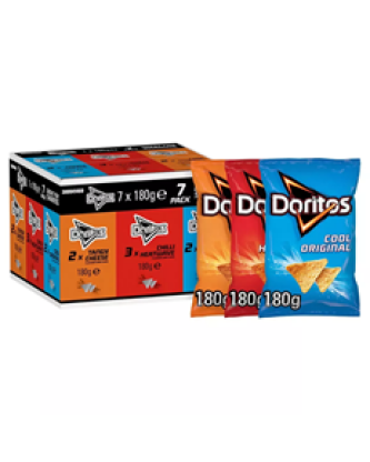 Doritos Assorted Box 180g 7 Pack