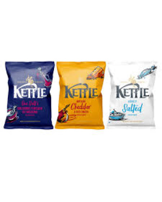 Kettle Crisps Variety Box 25g 24 Pack 5 April Dated