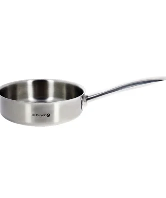 Sauteuse bord droit inox 24 cm Prim'Appety De Buyer