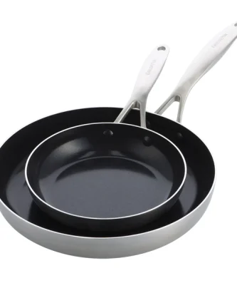 Set de 2 Poêles Geneva de 20 et 28 cm collection Greenpan