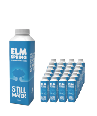 Elm Spring Still Water Cartons 500ml 24 Pack
