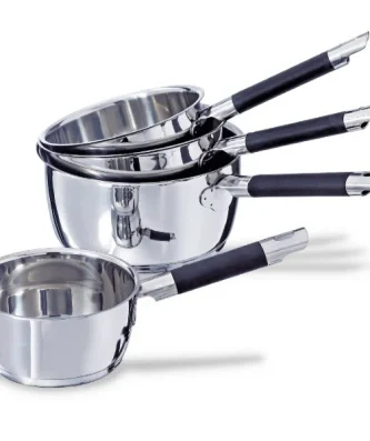 Set de 4 casseroles inox Rapid Cook 14 à 20 cm Mathon