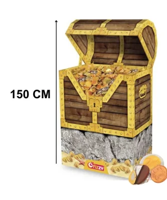 Filet Pièce Choco 100 gr Coffre Pirate