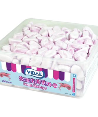 Vidal Sweets R' Fun Foam Shrimps 300 Pieces