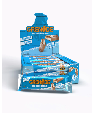 Grenade Protein Bar Cookies & Cream 60g (12 Pack)