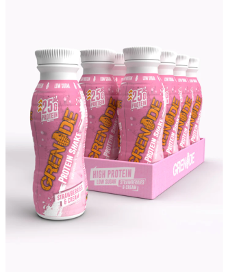 Grenade Strawberries & Cream Protein Shake 330ml (8 Pack)