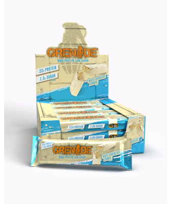 Grenade Protein Bar White Chocolate Cookie 60g (12 Pack)