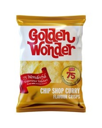 Golden Wonder Retro Pack Chip Shop Curry 32.5g 32 Pack