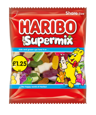 Haribo Supermix 140g £1.25 (12 Pack)