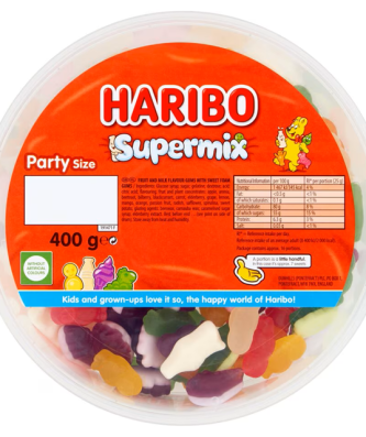 Haribo Tubs Supermix 400g