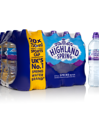 Highland Spring Still Water 750ml Sports Cap (20 Pack)