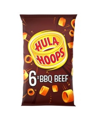 KP Hula Hoops BBQ Beef 24g 30 x 6 Pack