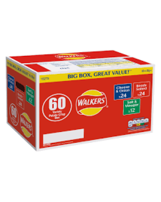 Walkers Crisps Classic Variety Pack 25g 66 Pack