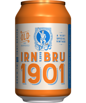 Barrs Irn Bru 1901 330ml Cans 24 Pack