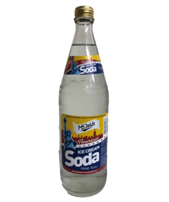 McDaids Cream Soda Glass Bottle 750ml (12 Pack)