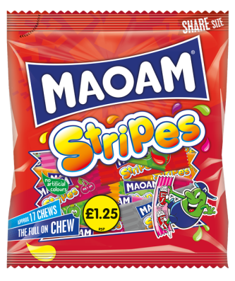 Haribo Maoam Stripes 140g £1.25 (14 Pack)
