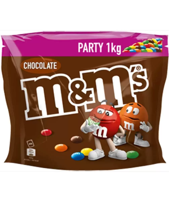 MnMs Chocolate Giant 1kg Party Bag