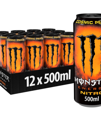 NEW!! Monster £1.75 Energy Nitro Cosmic Peach 500ml 12 Pack