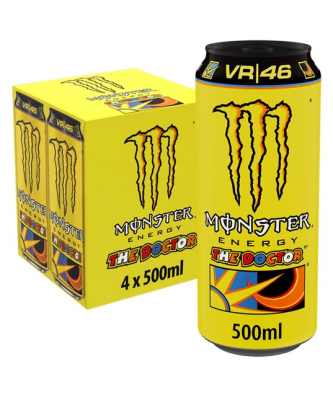 Monster 4 Pack Energy The Doctor 500ml (6 x 4 Pack)