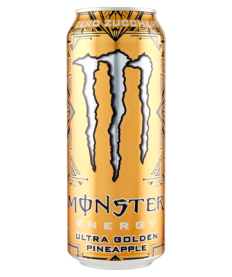 Monster Energy Drink Plain Pack Ultra Golden Pineapple 500ml (12 Pack)