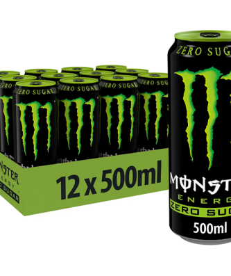 Monster Energy Drink Original Zero Sugar 500ml £1.55 (12 Pack)
