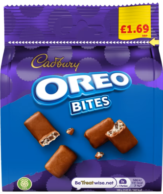 Cadburys Oreo Bites 85g £1.69 10 Pack