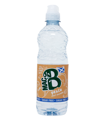 MacB Water Peach 500ml (12 Pack)