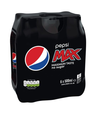 Pepsi Max 500ml (6 Pack)