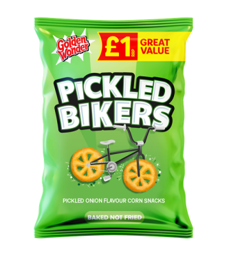 Golden Wonder Bikers Pickled Onion 50g £1 (18 Pack)