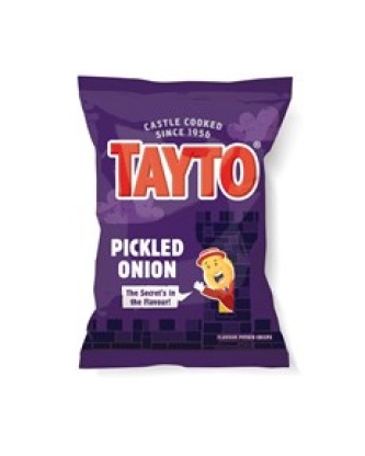 Tayto Pickled Onion Crisps 32.5g (32 Pack)