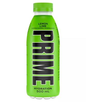 Prime Hydration Lemon & Lime 500ml (12 Pack)