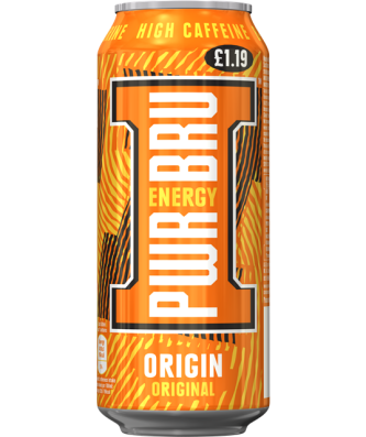 PWR-BRU Origin Original 500ml £1.19 (12 Pack)