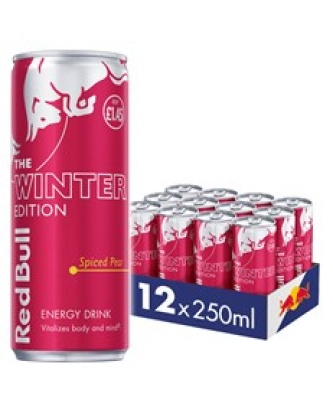 Red Bull Energy Drink Editions Winter Edition Spice Pear 250ml £1.45 (12 Pack)