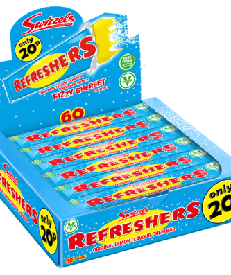 Swizzels Refreshers Chew Bar 18g 15p 60 Pack