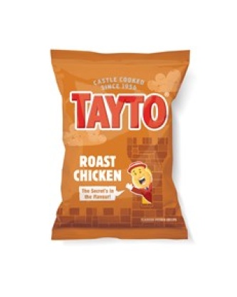 Tayto Roast Chicken Crisps 32.5g (32 Bags)