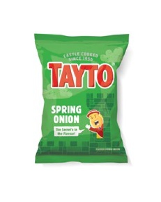 Tayto Spring Onion Crisps 32.5g (32 Pack)