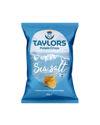 Taylors Crisps Sea Salt 40g (24 Pack)