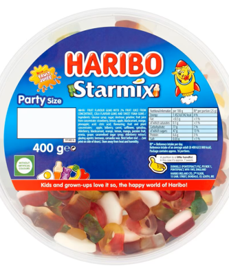 Haribo Tubs Starmix 400g