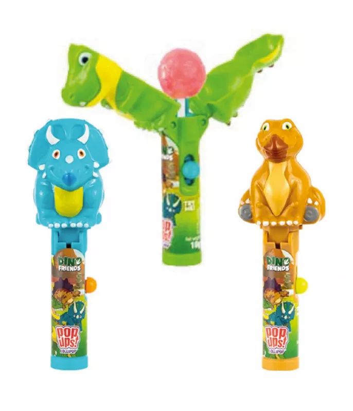 Sucette Pop Ups Dino & Friends