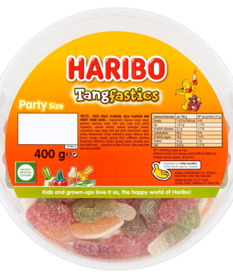Haribo Tubs Tangfastics 400g
