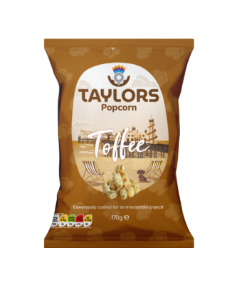 Taylors Toffee Popcorn 170g (8 Pack)