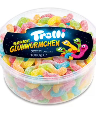 Trolli Sour Gloworms 1000g