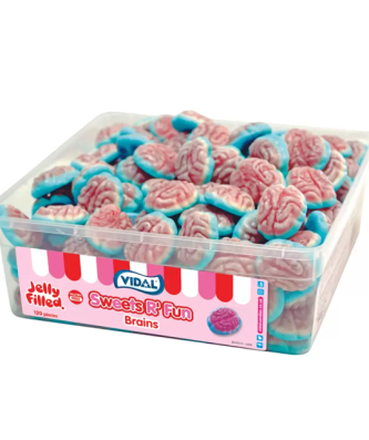 Vidal Sweets R' Fun Jelly Filled Brains 120 Pieces 780g