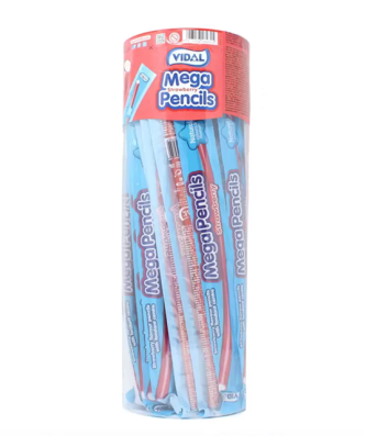 Vidal Strawberry Mega Pencils 40 Pieces
