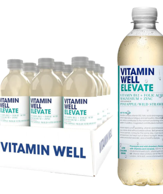 Vitamin Well Elevate Pineapple & Wild Strawberry 500ml 12 Pack