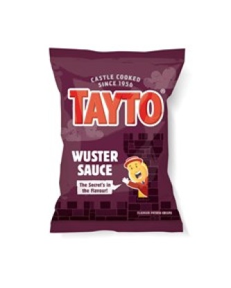 Tayto Wuster Sauce Crisps 32.5g (32 Pack)