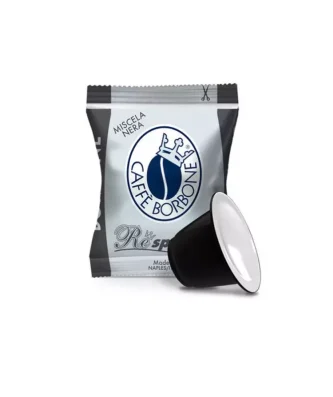 100 BLACK Blend Capsules Borbone Coffee Respresso Compatible Nespresso®