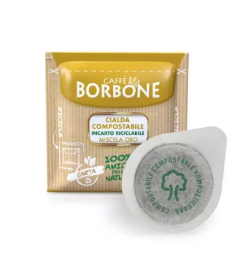 100 ESE Paper Pods 44 mm Caffè Borbone GOLD Blend