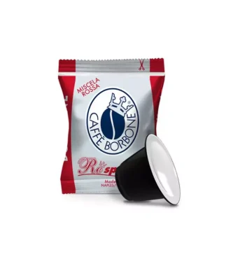 100 RED Blend Capsules Borbone Coffee Respresso Compatible Nespresso®