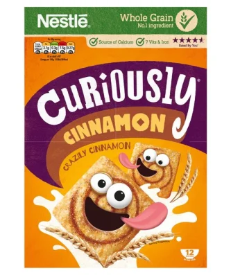 Nestle Curiously Cinnamon Cereal 375g